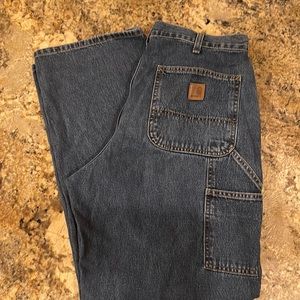 Men’s Carhartt Carpenter Blue Jeans - Size 34x32